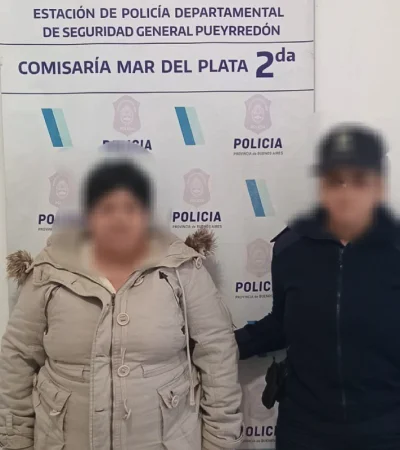 La mujer fue detenida pero después quedó en libertad a la espera de una decisión judicial. (Foto: Policía de Mar del Plata)