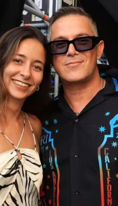 Otros tiempos: Ivet Playa junto a Alejandro Sanz.