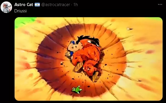 Los memes por el gol de Driussi.