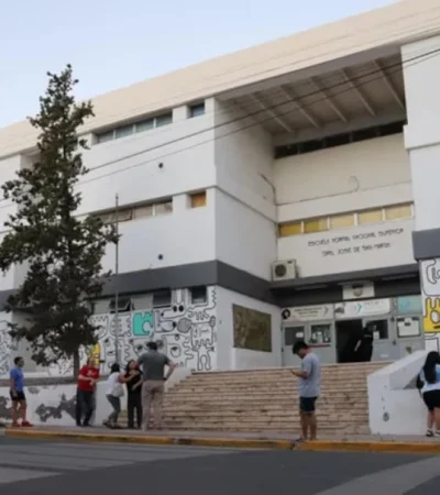 El instituto de formación docente donde ocurrió la brutal agresión.