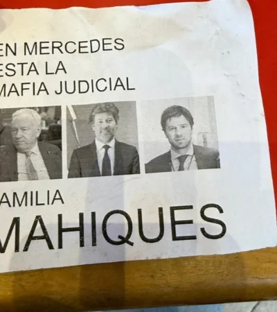 Panfletos intimidatorios.