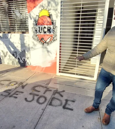 Presidente del Comité Departamental de Guaymallén, Fabricio Lucero.