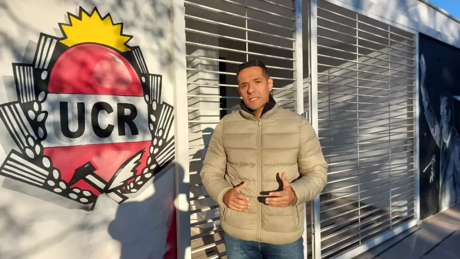 Presidente del Comité Departamental de Guaymallén, Fabricio Lucero.