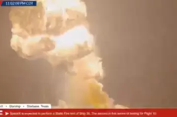 Qué pasó en Texas: así fue la tremenda explosión de un cohete de SpaceX