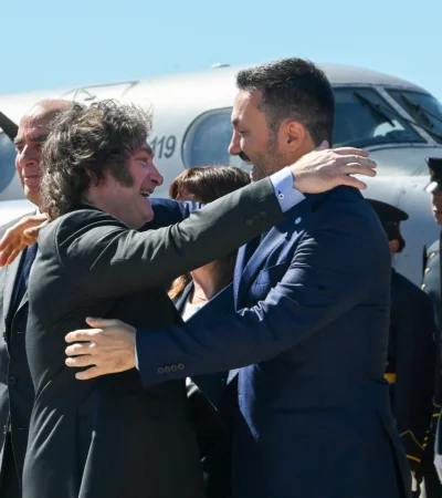 Javier Milei y Luis Petri