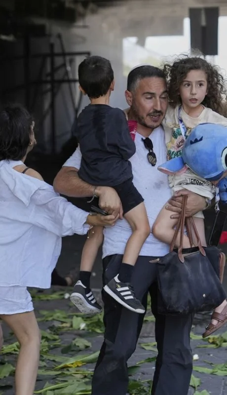 Ataque iraní en Haifa, Israel.