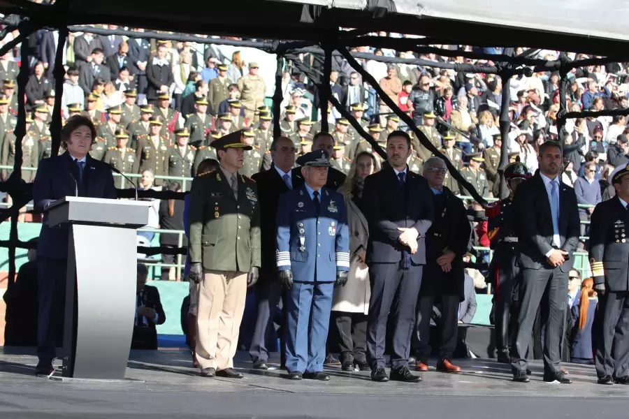 Participó del acto con sus funcionarios.