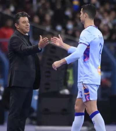 Gallardo y su vínculo con CR7.