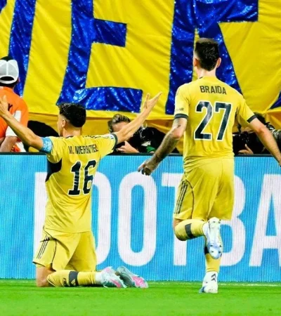 Miguel Merentiel marcó el gol del empate transitorio de Boca ante Bayern Múnich/ Fuente: X