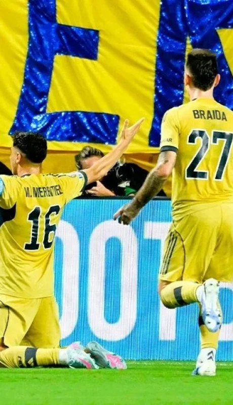 Miguel Merentiel marcó el gol del empate transitorio de Boca ante Bayern Múnich/ Fuente: X