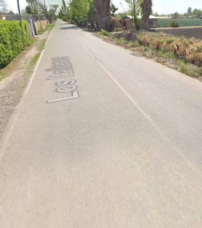 Callejón Los Italianos de Guaymallén donde se produjo el accidente. Fuente: Google Maps