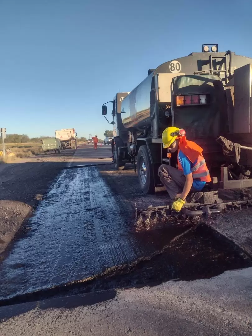 Arreglo en rutas de Mendoza