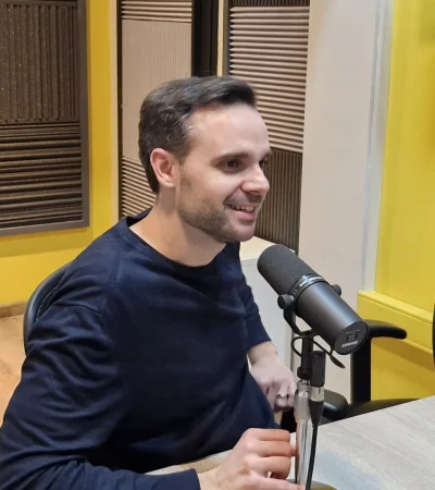 Gabriel Pradines en Elijo No Creer con Vitu Rizzi/ Fotos: Rocío Vega