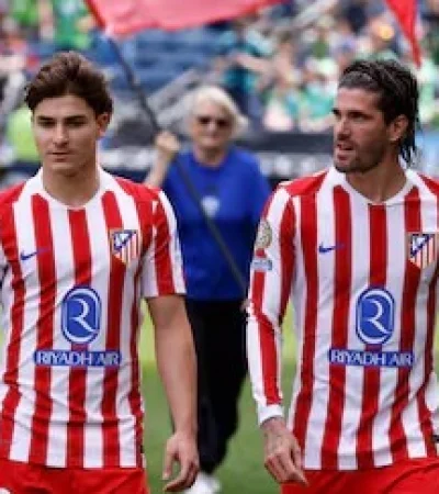 Julián Álvarez y Rodrigo De Paul buscarán con el Atlético pasar a octavos/ Fuente: X
