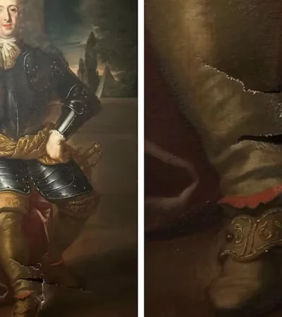 Así quedó el cuadro de Ferdinando de Médici.