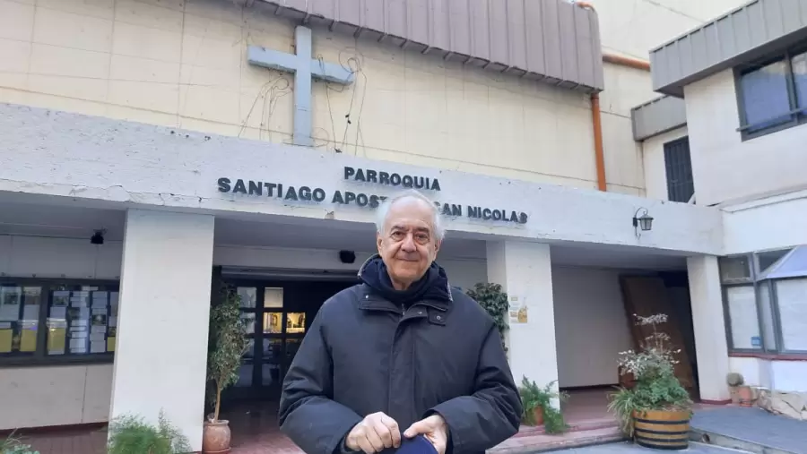 Sacerdote vocero del  arzobispado de Mendoza y titular de la Pastoral de Calle, Marcelo De Benedectis.