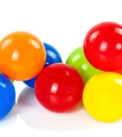 Pelotas de colores.