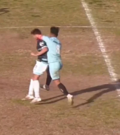 El golpe de Nahuel Yeri a Nicolás Alí.