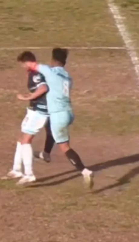 El golpe de Nahuel Yeri a Nicolás Alí.