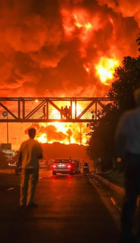 Cayeron bombas en una base de EE.UU.