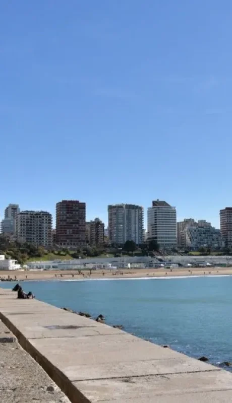 Mar del Plata en invierno.