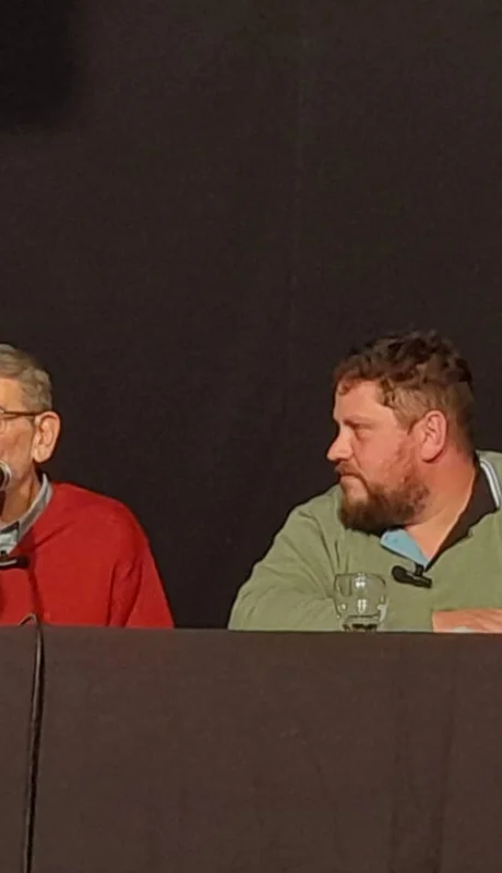 Ricardo Mansur y Luis García Llauró, en conferencia de prensa.
