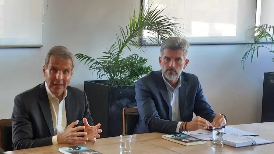 Martín Redrado y Ulpiano Suárez. /