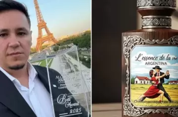 Un pampeano se consagró campeón mundial de perfumes en Francia
