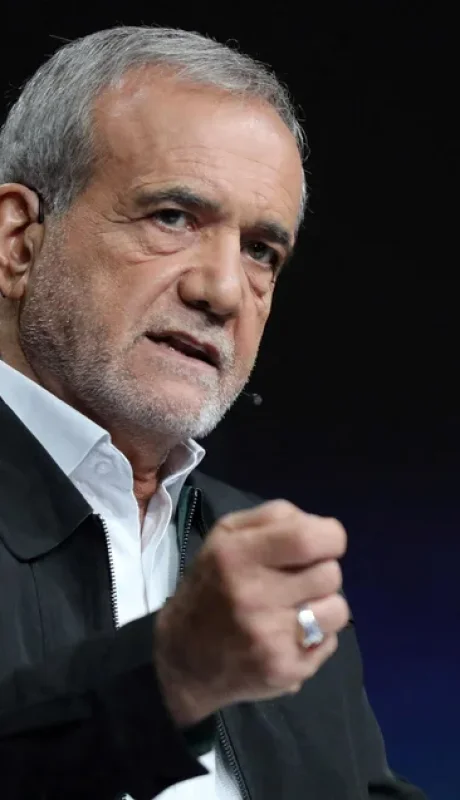 El presidente de Irán, Masud Pezeshkian.