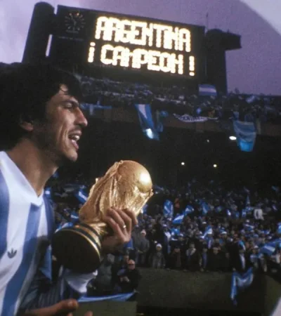 La primera gran alegría mundial.