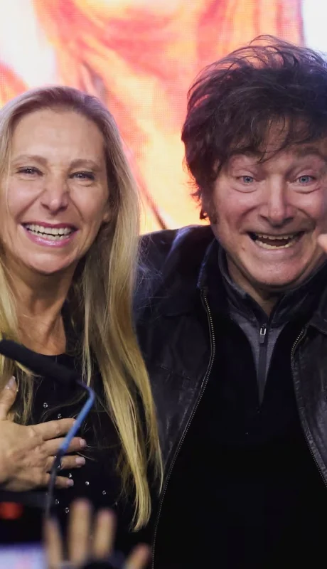 Javier y Karina Milei