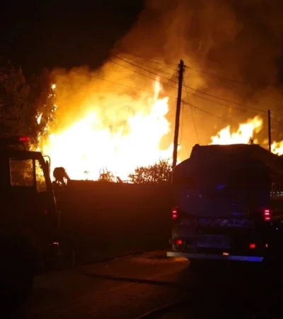 Incendio en Godoy Cruz