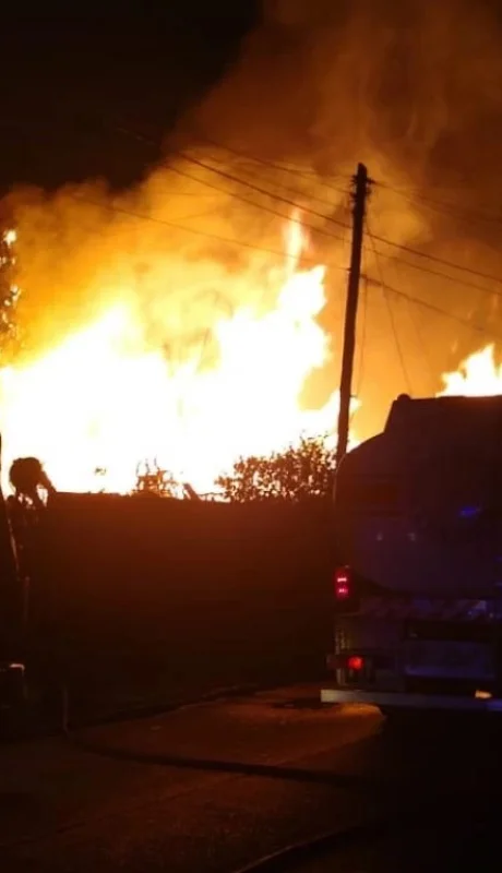 Incendio en Godoy Cruz