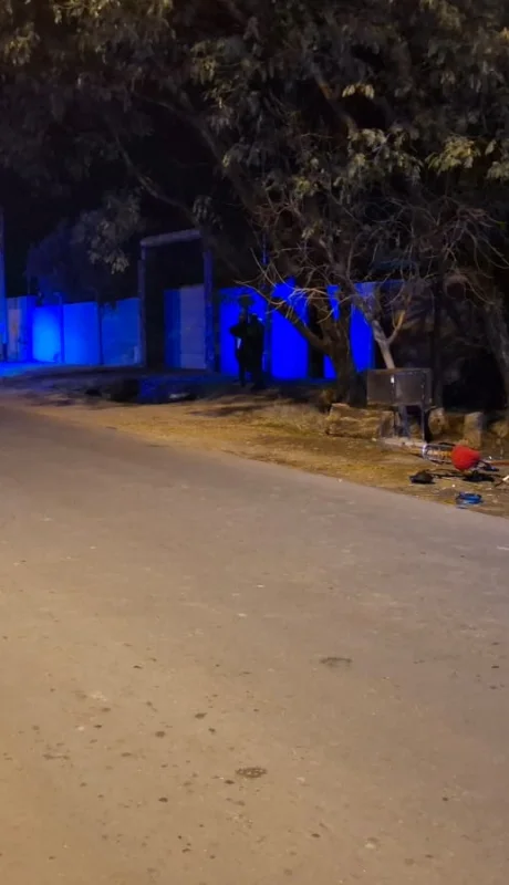 El lugar en que fueron atropelladas las víctimas. (Foto: Prensa Ministerio de Seguridad)