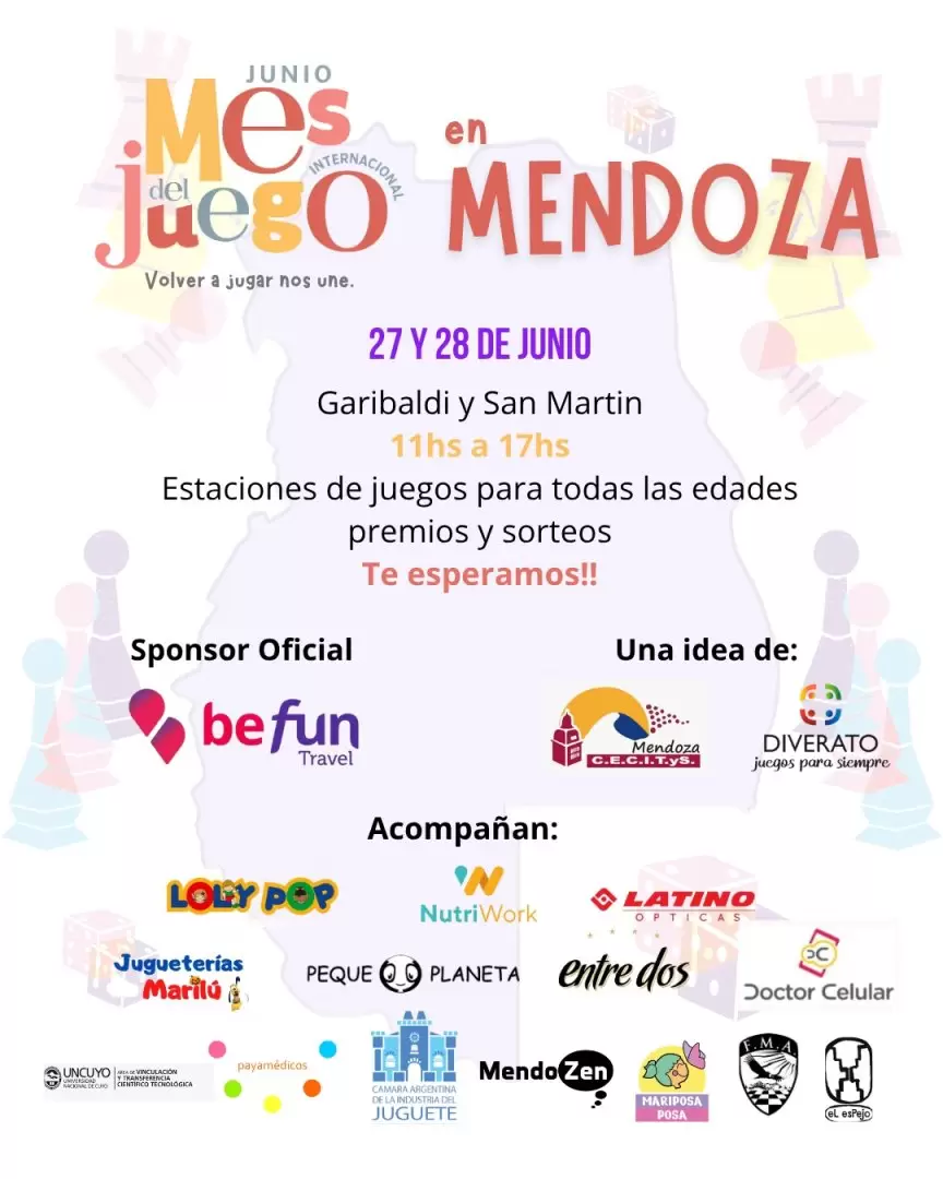Mes del Juego en Mendoza.