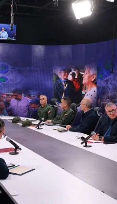 Maduro, más allá de informar los avances del operativo de rescate y apoyo a los damnificados, le pego a sus rivales de siempre.