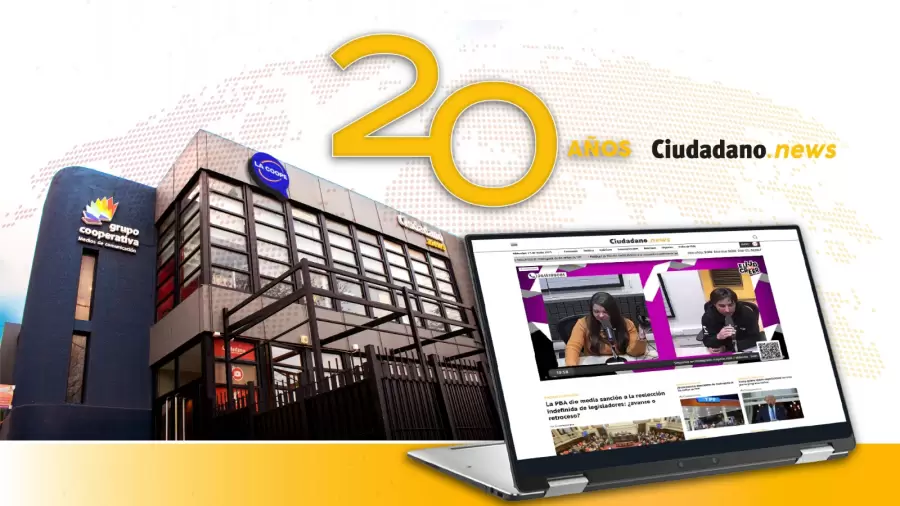 Ciudadano News celebra sus 20 años de compromiso con la información/ Edición y diseño: Gustavo Gabarró