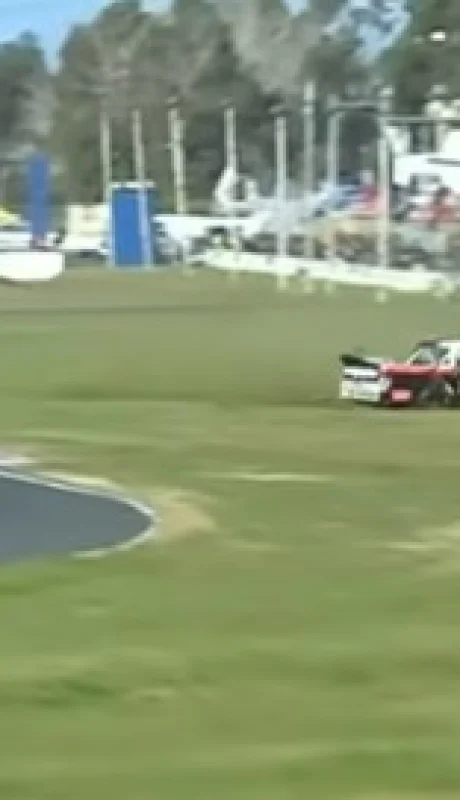 Accidente de Agustín Martínez/ Fuente: Captura de pantalla de video