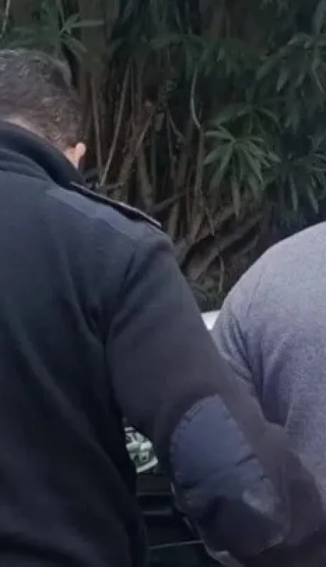 El femicida quedó detenido en una seccional de la Policía. (Foto: gentileza Crónica)