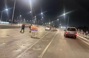 El hielo en la calzada causó un choque múltiple entre siete autos en Godoy Cruz