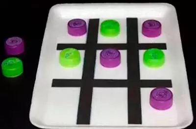 tateti con tapitas de plastico- pinterest