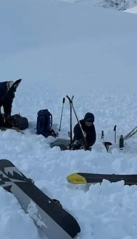 El rescate fue en el Cerro Carbajal, en Tierra del Fuego - Gentileza: Alfonso Lavado