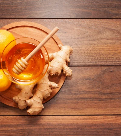 Jengibre y cebolla. /