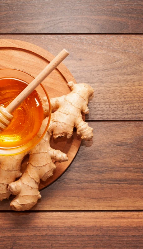 Jengibre y cebolla. /