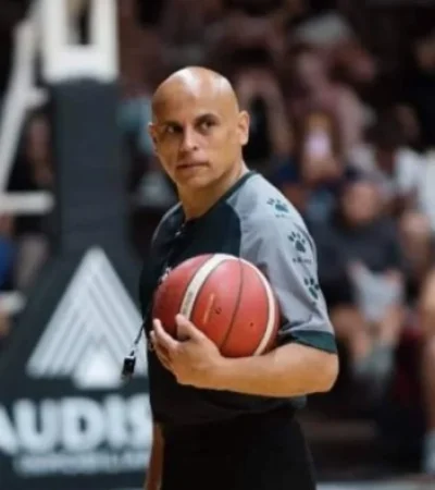 Ariel Rosas, embajador mendocino en las finales de la Liga Nacional.