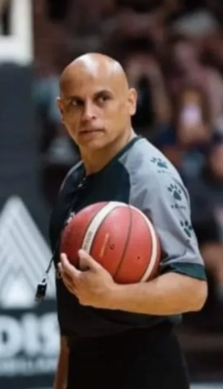 Ariel Rosas, embajador mendocino en las finales de la Liga Nacional.