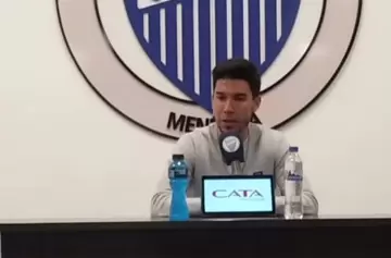 Pol Fernández fue presentado en Godoy Cruz: "El corazón pesó mucho"