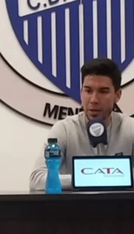 Pol Fernández fue presentado en el predio de Godoy Cruz.