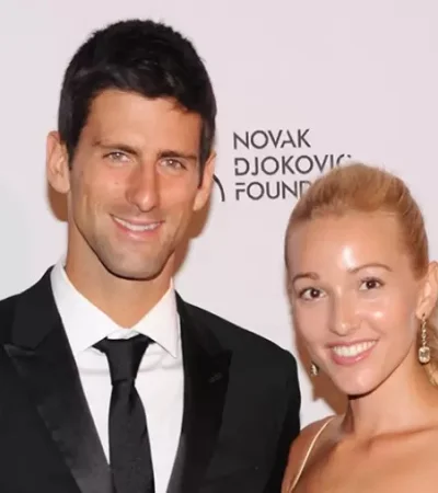 Novak y su esposa en una celebración de la Fundación que lleva su nombre