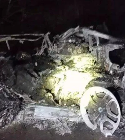 Así quedó el Lamborghini de Diogo Jota.